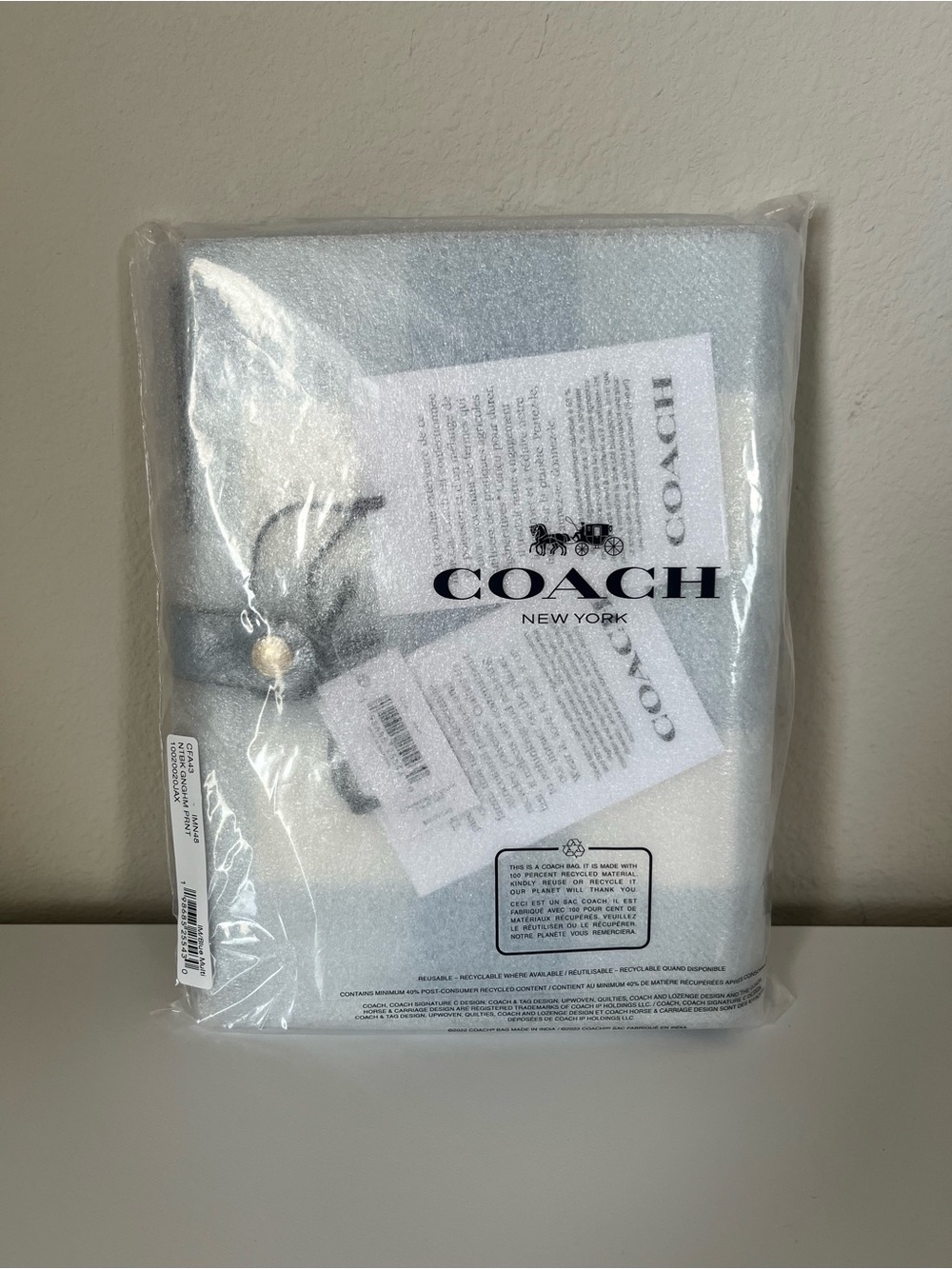 Coach Notebook With Gingham Print🎈🎈